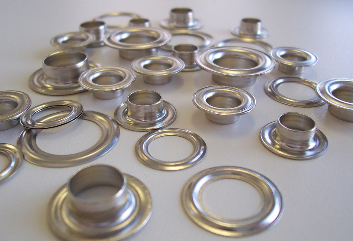 Brass and Nickel Grommets